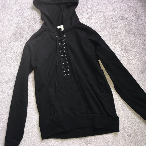 Lace up hoodie - Picture 1 of 2